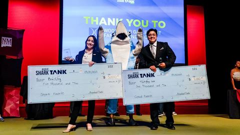 Photo of Aggie Shark Tank winners 2023