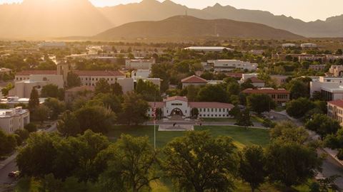 NMSU campus aerial view