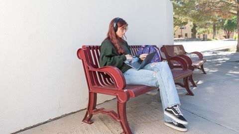 NMSU student life laptop