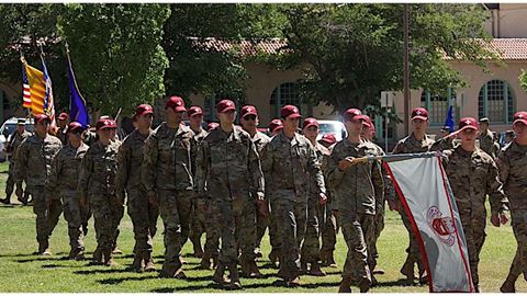 NMSU ROTC hosts 122nd Presidential Pass in Review