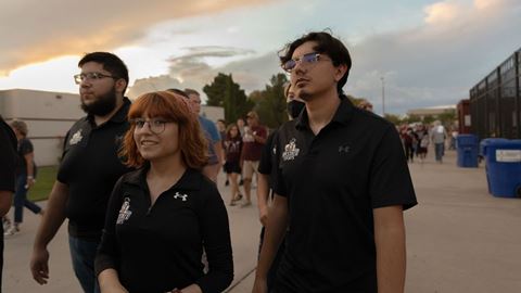 Photo of Alan Aguilar with NM State Esports