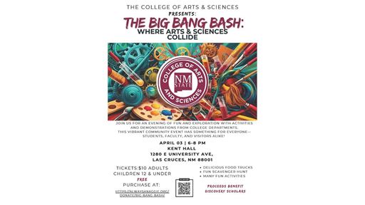 Community invited to NMSU s Big Bang Bash April 3