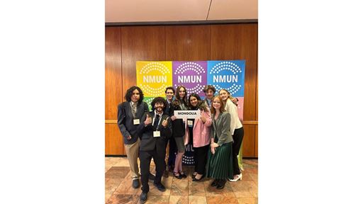 NMSU Model UN team recognized as Distinguished Delegation at 2025 national conference