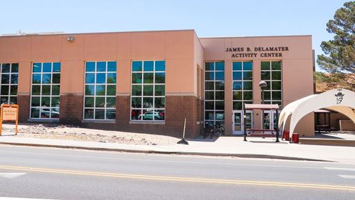 Exterior photo of NMSU recreation activity center 2025