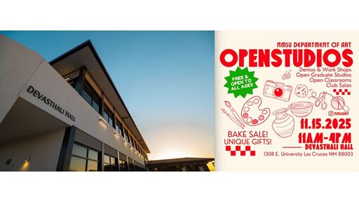 NMSU art students to offer free workshops art for sale during Open Studios event