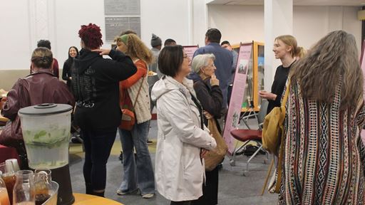 photo-of-students-at-branson-library-presenting-black-histories-spotlight-archival-exhibit-dec.-2025