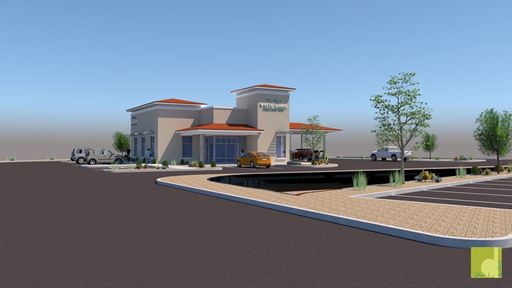 Photo of White Sands Federal Credit Union at Aggie Uptown rendering