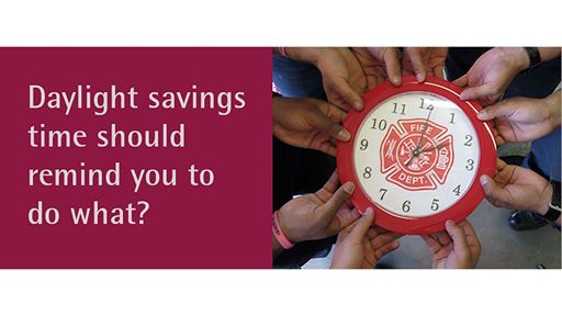 Time to spring forward Change your clocks and check your batteries