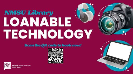 photo-of-nmsu-library-loanable-technology-flyer--qr-code