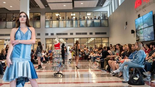 students-with-new-mexico-state-university-s-aggie-fashion-club-modeling-upcycled-fashion-designs.