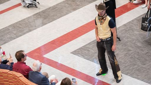 students-with-new-mexico-state-university-s-aggie-fashion-club-modeling-upcycled-fashion-designs.