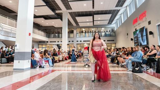 students-with-new-mexico-state-university-s-aggie-fashion-club-modeling-upcycled-fashion-designs.