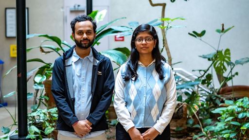 nmsu-civil-engineering-students-nelson-kandel-and-samriddhi-ghimire--competing-as-concrete-coders-at