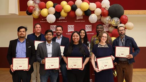 Photo of LEAD cohort during a graduation ceremony held April 30