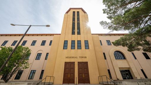 Photo of the exterior of NMSU s Memorial Tower