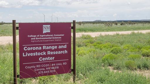 IMAGE DESCRIPTION Building signage for the NMSU Corona Range and Livestock Research Center
