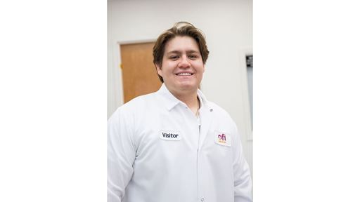 Photo of Jose Aragon interning at Olam Food Ingredients