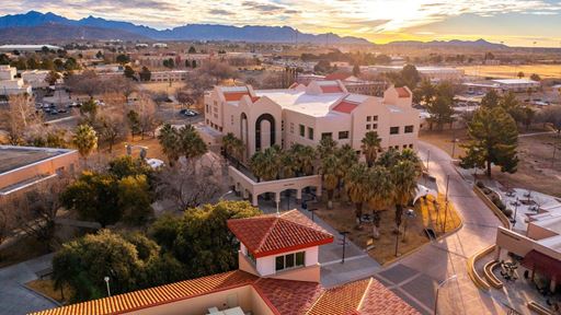NMSU Campus Zuhl Library Sunrise 01822 10