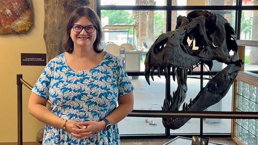 Photo of Meg Eastwood institutional scholarship librarian at NMSU Library