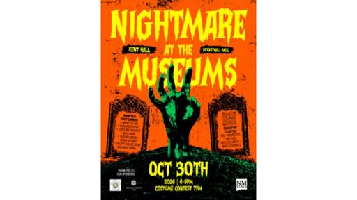 Nightmare at the Museums Fundraising Event Oct 30