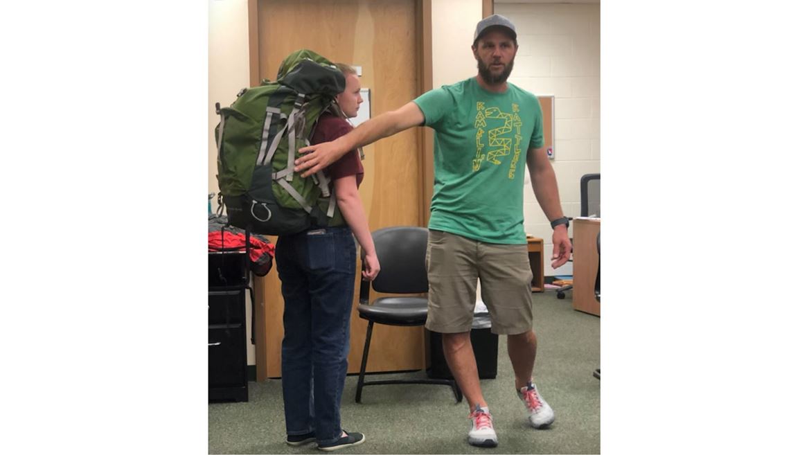 Gila Film students backpack training