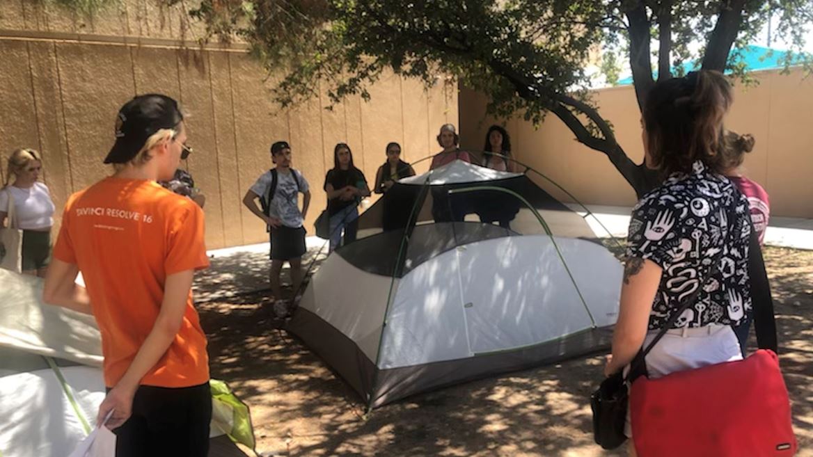 Gila Film School tent training