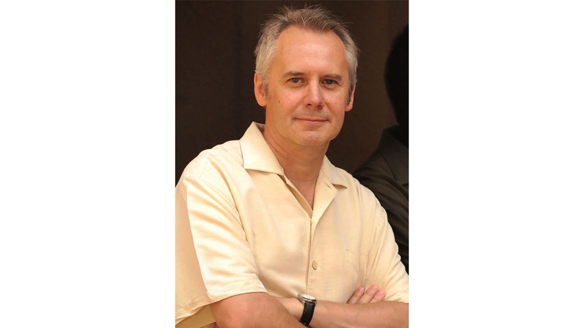 A man from the chest up