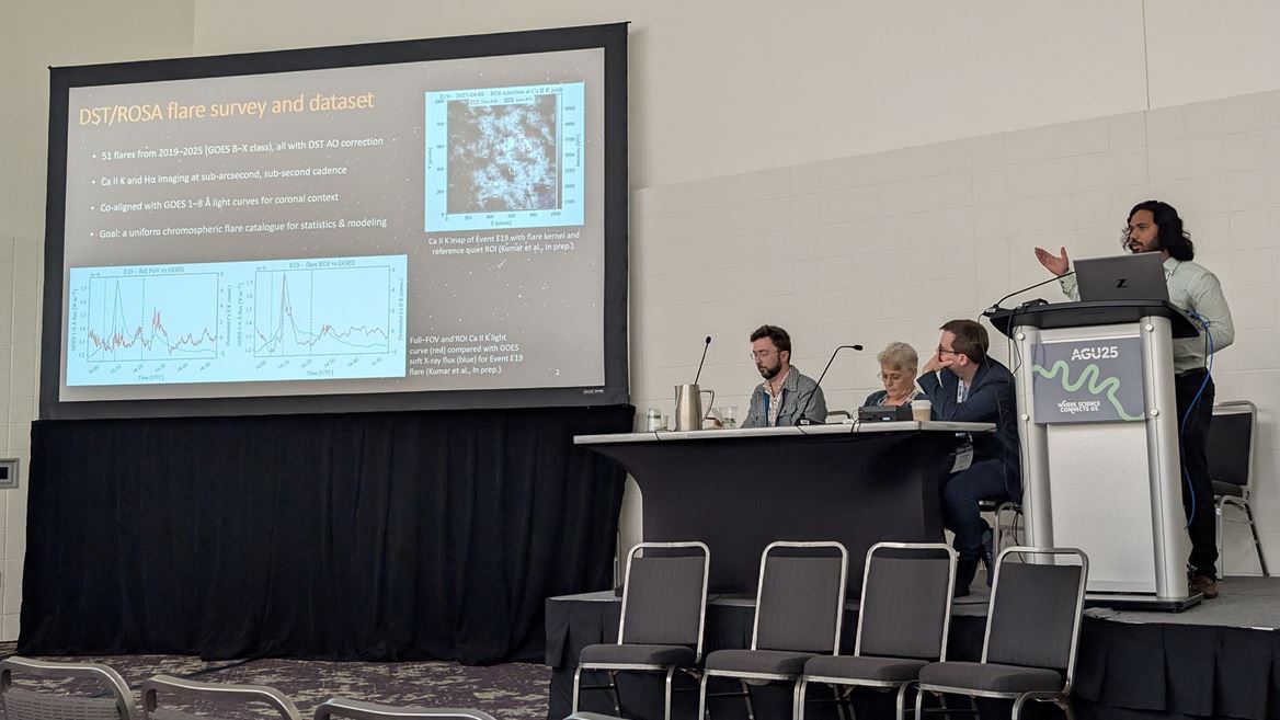 NMSU astronomy student links brightening regions on the sun to early warnings for solar flares