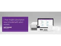 NETGEAR ANNOUNCES FREE ONE-YEAR INSIGHT CLOUD-BASED MANAGEMENT WITH SELECT BUSINESS NETWORK DEVICES