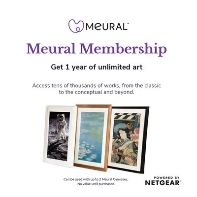 Showcase 30,000+ artworks from the Meural’s art library on your Meural Canvas