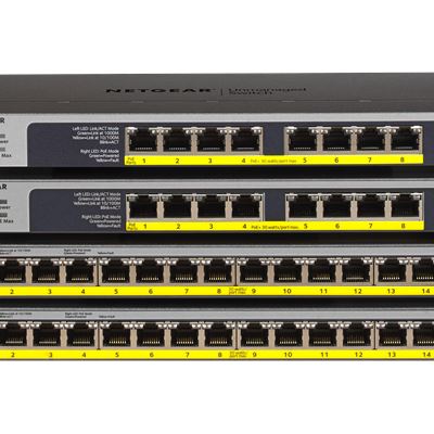 16-Port Gigabit Ethernet Unmanaged Switch GS116 - Family Front
