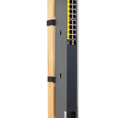 NETGEAR ProSAFE® Easy-Mount 16-Port PoE+ Gigabit Smart Managed Switch with 2 SFP Ports (GS418TPP) - Backmount right