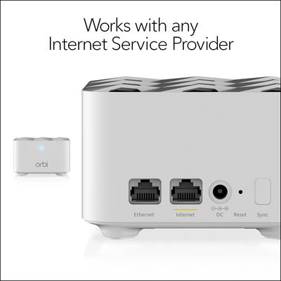 Orbi Mesh System AC1200 Dual-band 2-pack - Connectivity