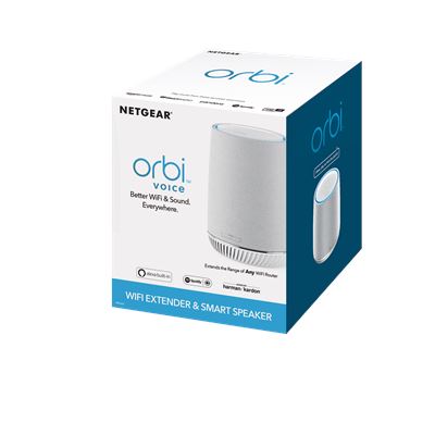Orbi™ Voice Smart Speaker & System Add-on (RBS40V) Box - Transparent