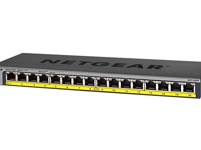 GS116PP -16-port Gigabit Ethernet