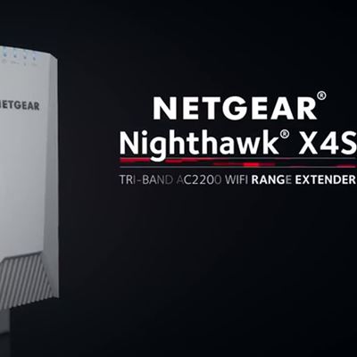 Nighthawk X4S Tri-Band WiFi Mesh Extender (EX7500) - Smart Roaming