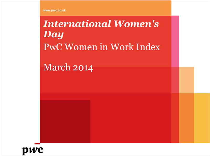 International Women's Day: PwC Women in Work Index International Women's Day: PwC Women in Work Index