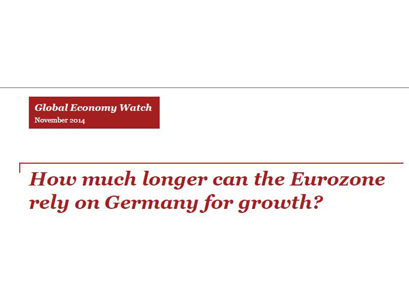 How much longer can the Eurozone rely on Germany for growth? How much longer can the Eurozone rely on Germany for growth?