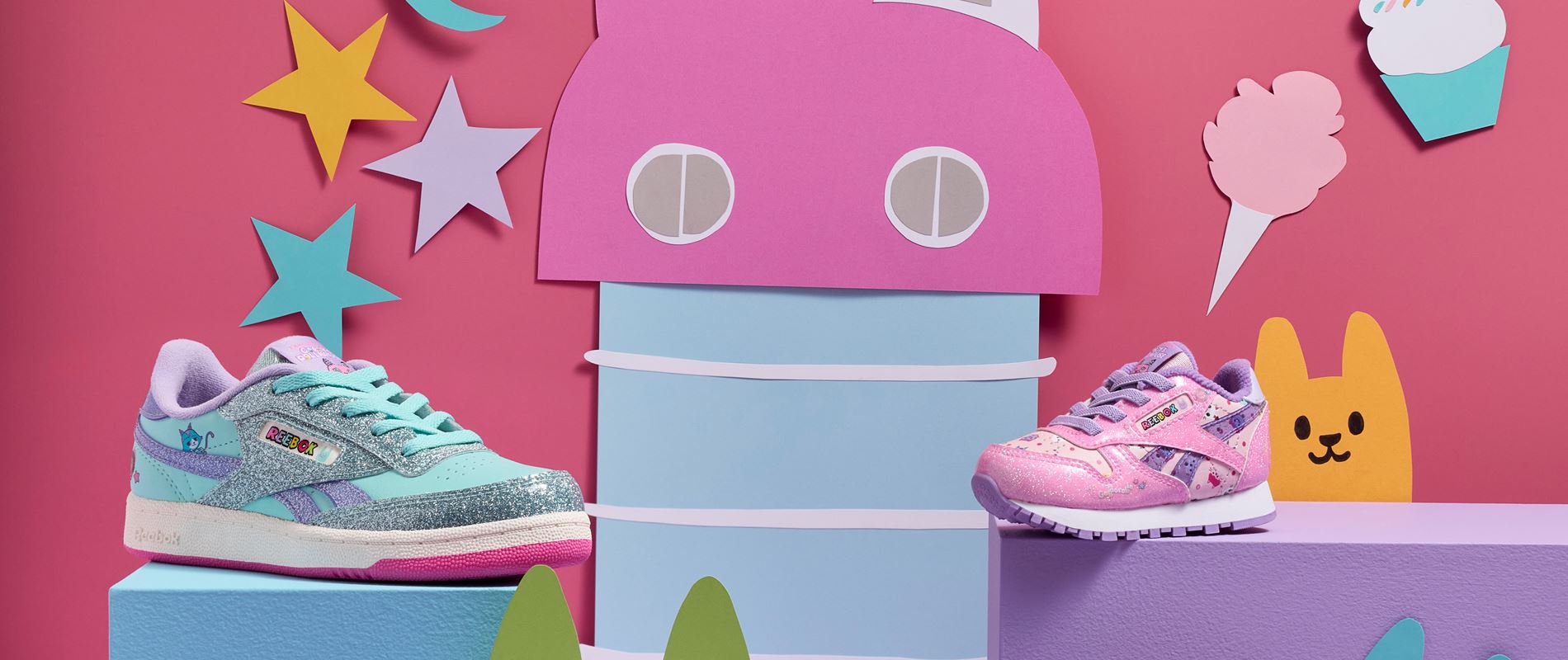 Reebok and Universal Products Experiences Launch Magical Kids Sneaker Collection Inspired by DreamWorks Animation s Hit Preschool Brand Gabby s Dollhouse