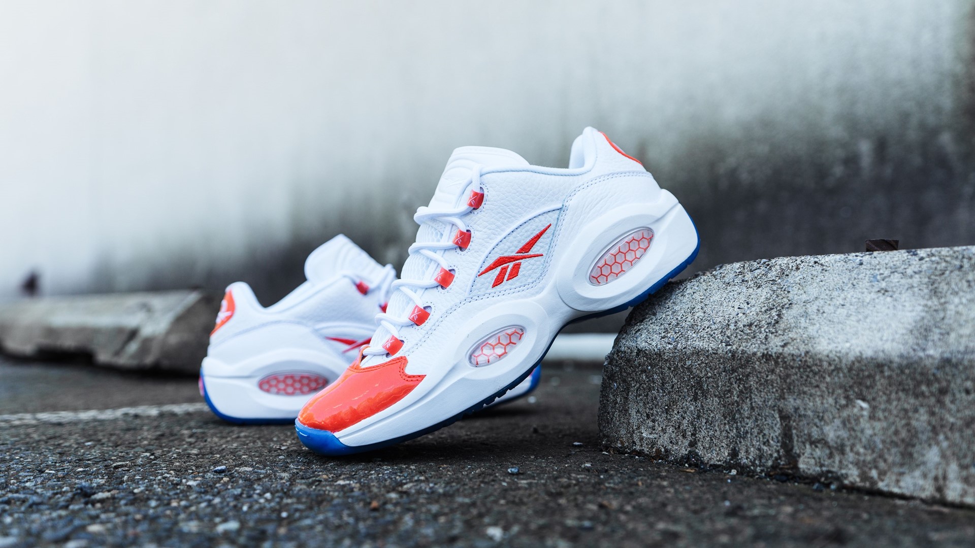 reebok question white red
