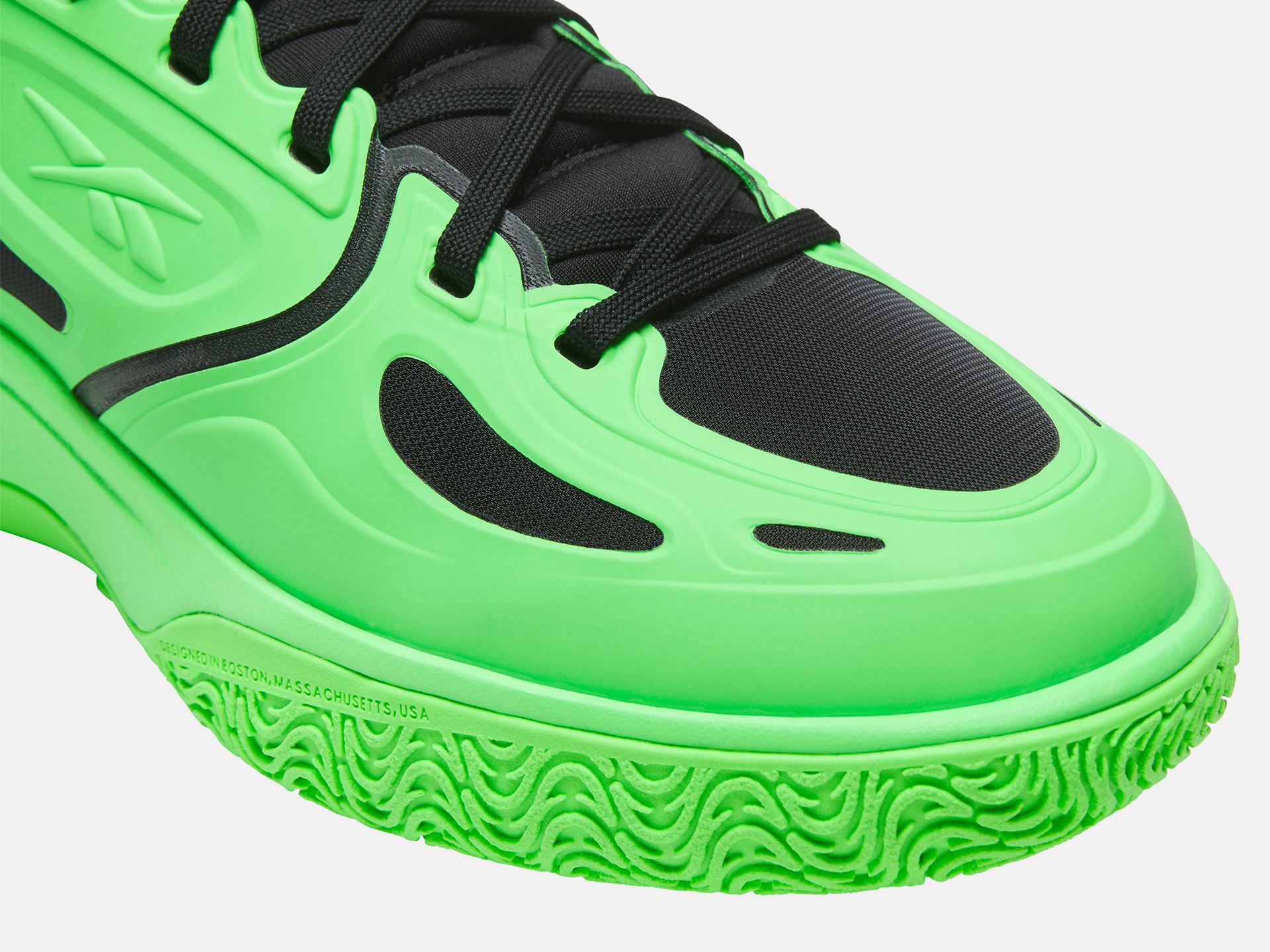 Reebok ☆ Engine A ‘Solar Lime’ Reebok Basketball Engine A Solar Lime Green Black New Men