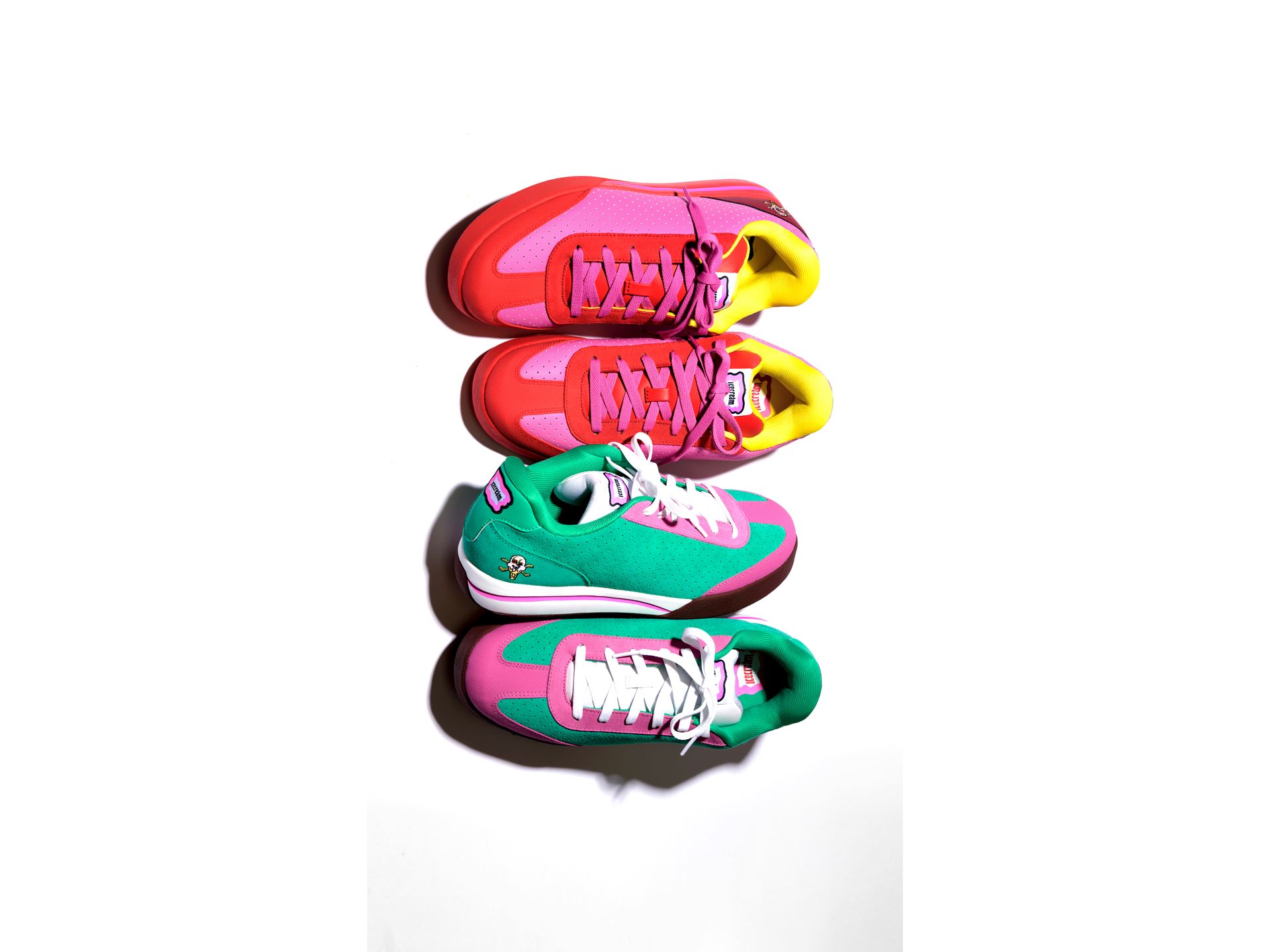 Reebok x Icecream Board Flip Pink Lemonade and Watermelon Colorways