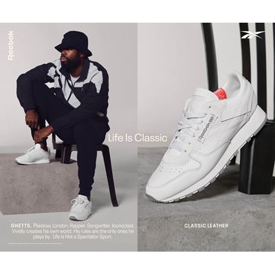 Reebok SS22 Classic Leather Make it Yours Ghetts Window Graphic