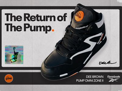 Reebok’s “Pump Omni Zone II” Returns From Flight 30 Years After Dee Brown’s Iconic “No-Look” Dunk