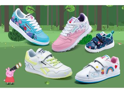 Reebok Releases Second Peppa Pig Kids Collection