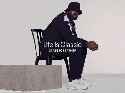 Reebok SS22 Classic Leather Lolo Life is Classic Footwear Wall Graphic Ghetts