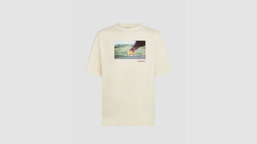 NO THANKS ILL WALK T SHIRT CHALK