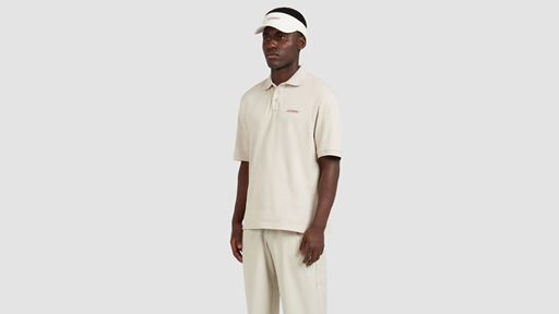 PIQUE POLO BEIGE