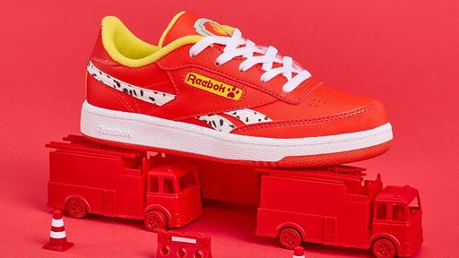 The Reebok x PAW Patrol collection