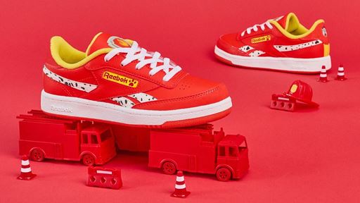 The Reebok x PAW Patrol collection